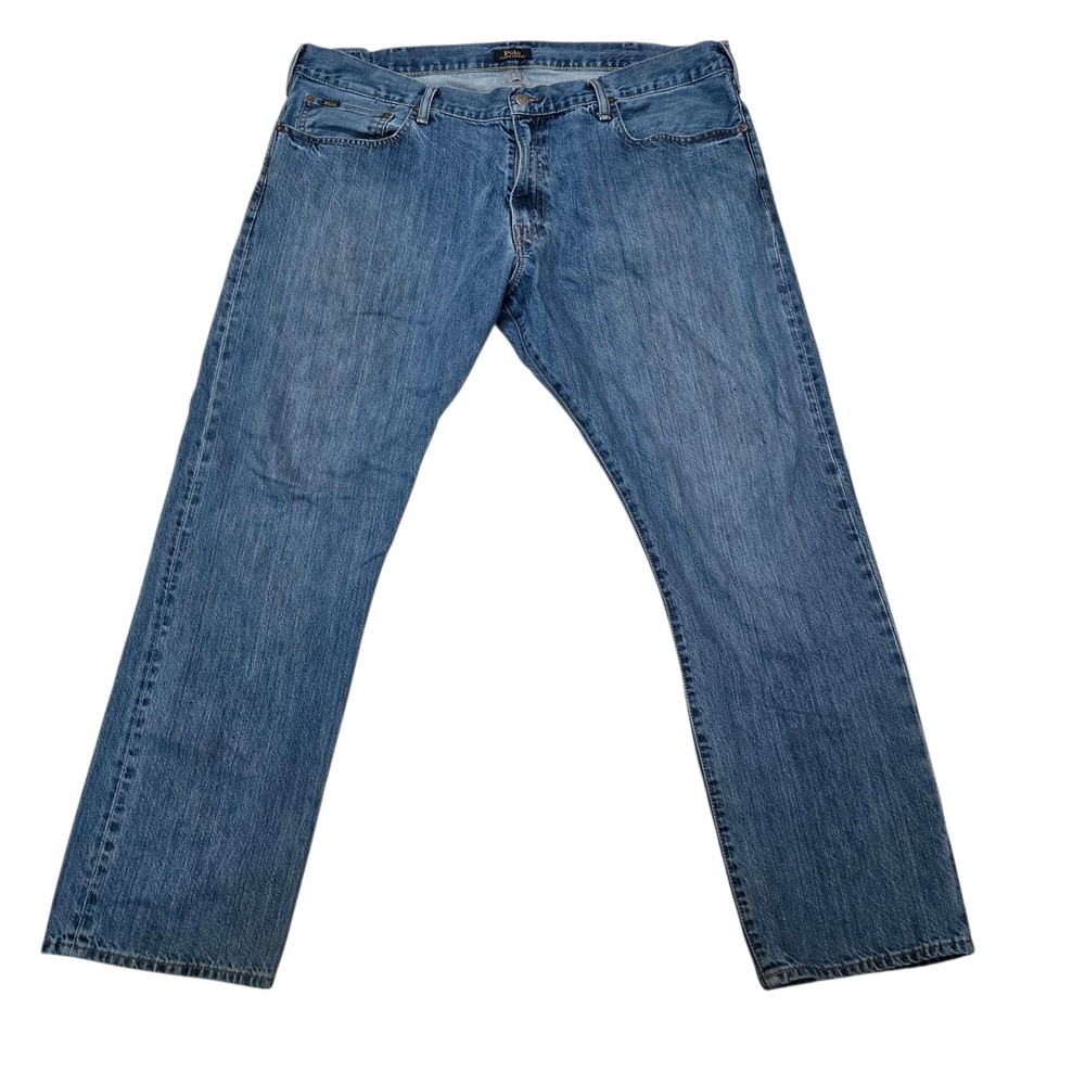 Polo Ralph Lauren Hampton Relaxed Straight Fit Jeans Mens 40x31 Med Wash